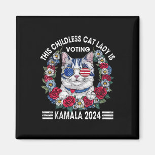 Aimant Une Dame Sans Enfant Vote Kamala Harris 2024