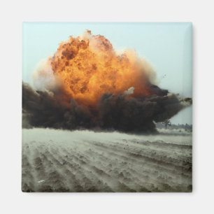 Aimant Une explosion éclate