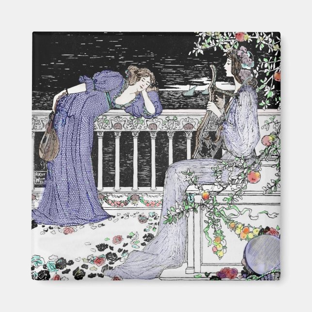 Aimant Une femme chante à son ami (Devant)