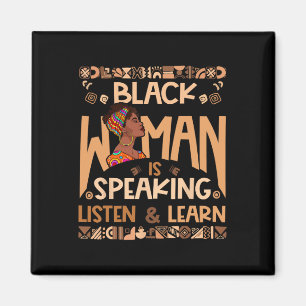 Aimant Une Femme Noire Parle Écouter Et Apprendre La Trad