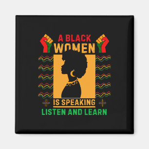 Aimant Une femme noire parle Écoutez le Mois de l'histoir