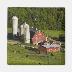 Aimant Une ferme au centre de Barnet, Vermont. Le