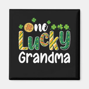 Aimant Une grand-mère chanceuse Saint Patrick journée fam