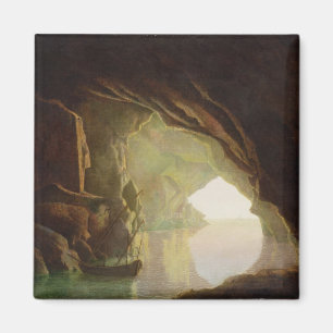 Aimant Une grotte dans le Golfe de Salerno, coucher du