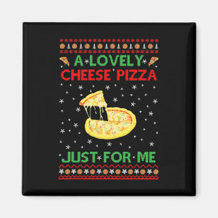 Aimant Une jolie pizza au fromage en solo amusant Kevin X