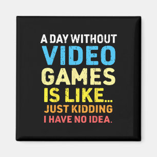 Aimant Une Journée Sans Jeux Vidéo Amusant Joueur Vidéo J