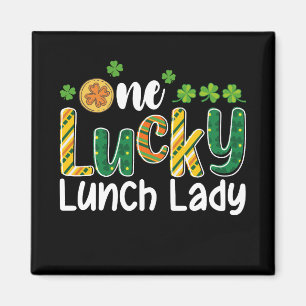 Aimant Une Lucky Lunch Lady School St Patrick's Day