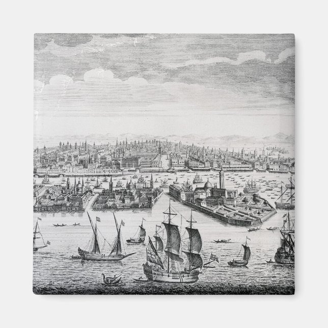 Aimant Une perspective de la ville de Venise (Devant)