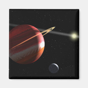 Aimant Une planète de la Jupiter-masse satellisant