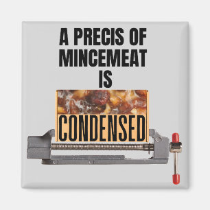 Aimant Une précision de mincemeat est condensée