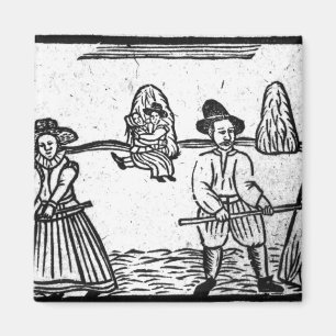 Aimant Une scène de moisson