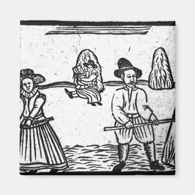 Aimant Une scène de récolte (Devant)