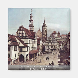 Aimant Une vue du marché de Pirna Pirna