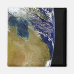 Aimant Une vue partielle de la Terre montrant l'Australie