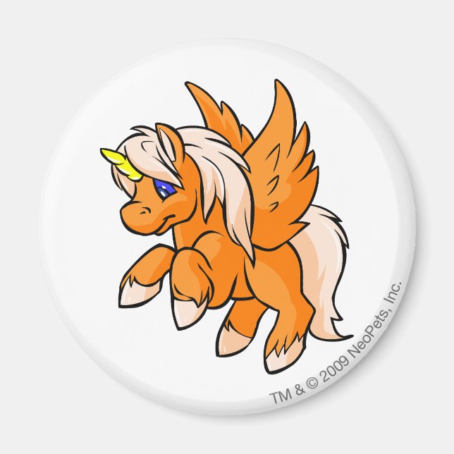 Aimant Uni Orange (Devant)