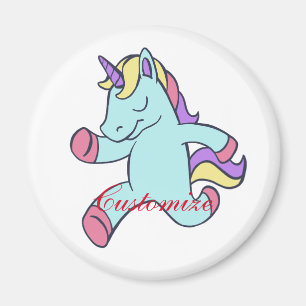 Aimant Unicorne Bleue Courant Thunder_Cove