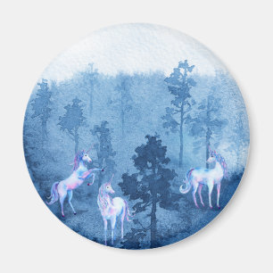 Aimant Unicornes dans le brouillard