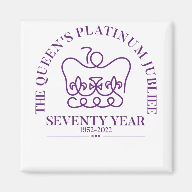 Aimant union jack jubilee (Devant)