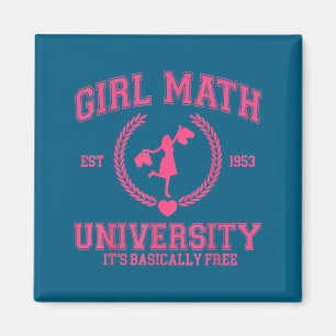 Aimant Université Girl Math C'est Fondamentalement Citati
