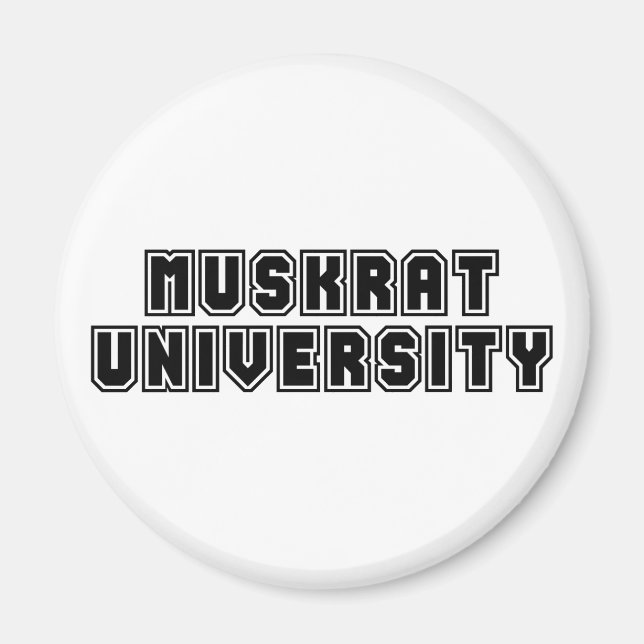 Aimant Université Muskrat (Devant)