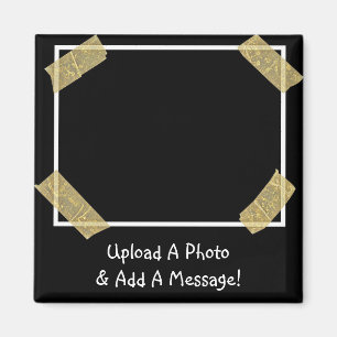 Aimant Upload a Photo and Add a Custom Personal Message