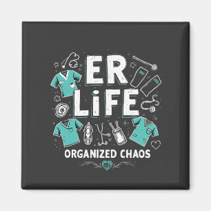 Aimant Urgence Urbaine Organisée chaos Funny Soins de san