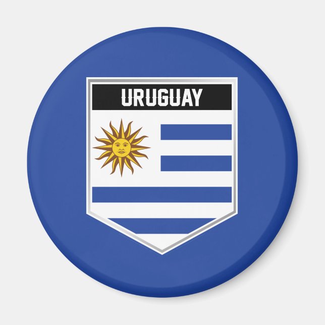 Aimant Uruguay - Bouclier (Devant)