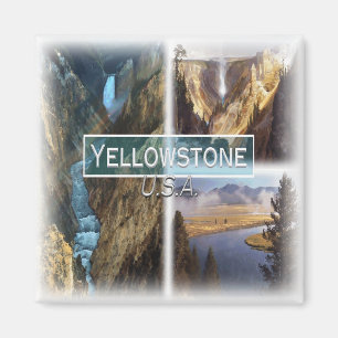 Aimant US0150 Amérique, États-Unis, Yellowstone, réfrigér