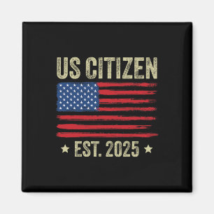 Aimant Us Citoyenneté Décoration Américain Nouveau citoye