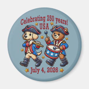 Aimant USA 250th Anniversary Souvenir - Patriotique