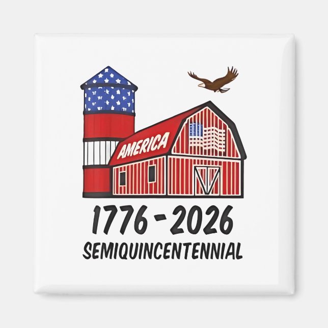 Aimant USA Semiquincentennial 250th Anniversary 1776-2026 (Devant)