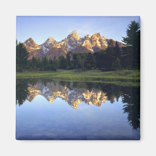 Aimant USA, Wyoming, Grand Teton National Park. Grand (Devant)