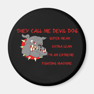 Aimant USMC On m'appelle le diable chien