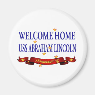 Aimant USS Abraham Lincoln à la maison bienvenu