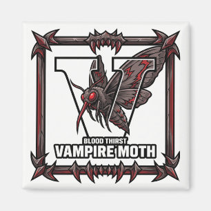 Aimant V est pour le papillon vampire - Apprentissage de