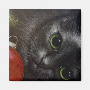 Aimant VACANCES CHAT NOIR