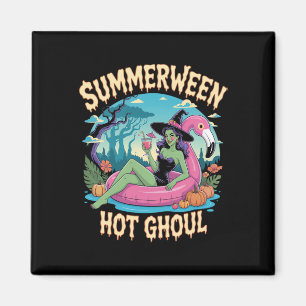Aimant Vacances d'ambiance sorcière de Summerween