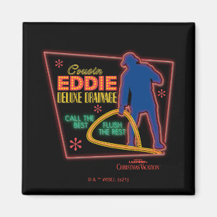 Aimant Vacances de Noël Symbole Cousin Eddie Neon