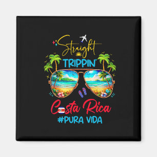Aimant Vacances d'été à Costa Rica Straight Trippin Pura