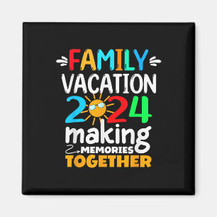 Aimant Vacances en famille 2024 Plage Correspondant Famil
