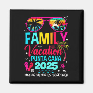 Aimant Vacances en famille Punta Cana 2025 Faire des souv