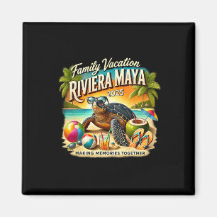 Aimant Vacances en famille Riviera Maya 2025 Faire des so