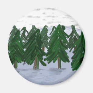 Aimant Vacances En Neige
