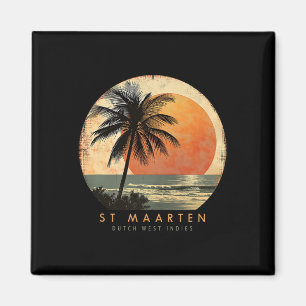 Aimant Vacances Surf Plage St. Maarten Smx Voyage St. Mar
