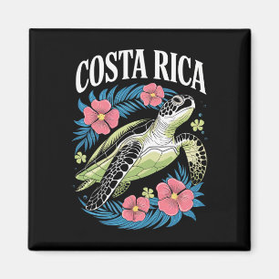 Aimant Vacances tropicales de tortue de mer au Costa Rica