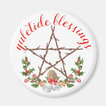 Vacances Yuletide Twig Pentacle Wicca Sabbat