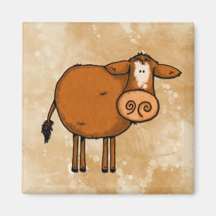 Aimant vache amour paix