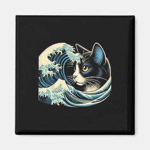 Aimant Vague De Chats Bleus Pour Kamala Funny Vague Bleue