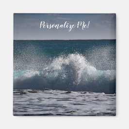 Aimant Vague écrasante en mer Personnalisée