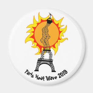 Aimant Vague thermique de Paris 2019
